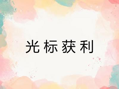 光标获利