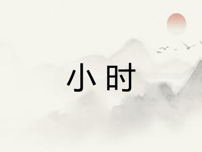 小时