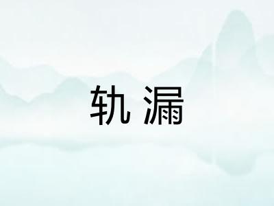 轨漏