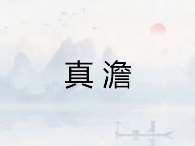 真澹