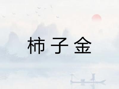 柿子金