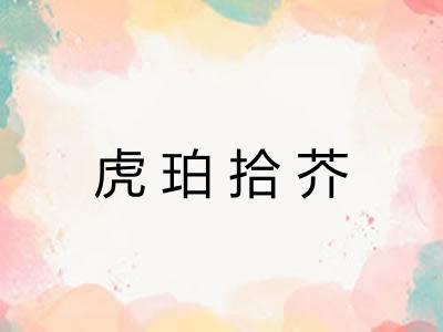 虎珀拾芥