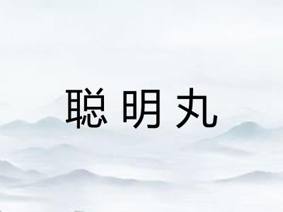 聪明丸