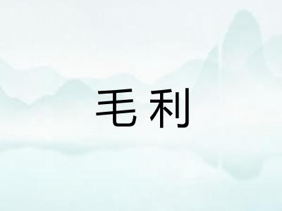 毛利