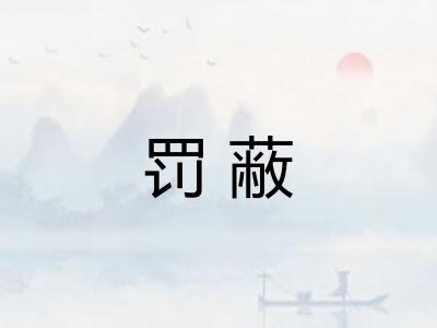 罚蔽