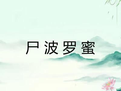 尸波罗蜜