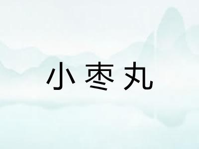 小枣丸