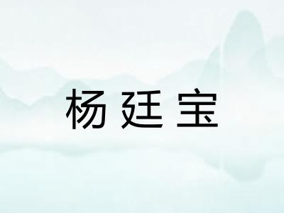 杨廷宝