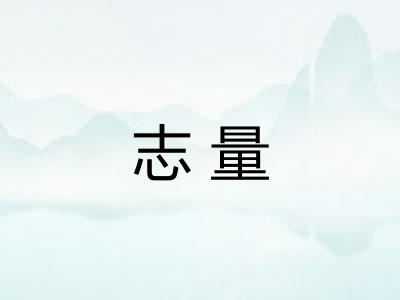 志量