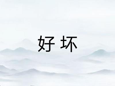 好坏