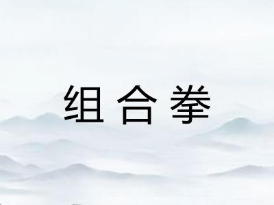 组合拳