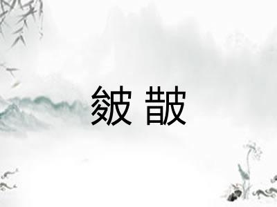 皴皵