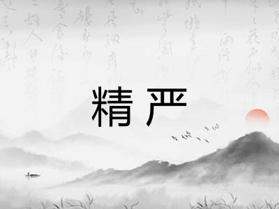 精严