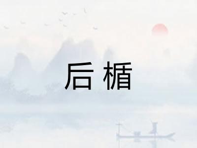 后楯