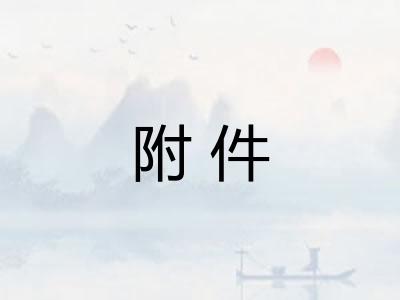 附件