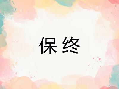 保终