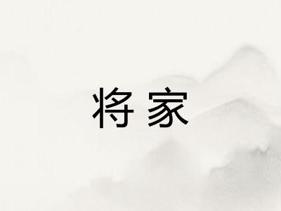 将家