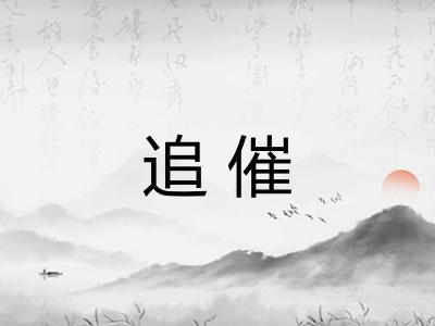 追催