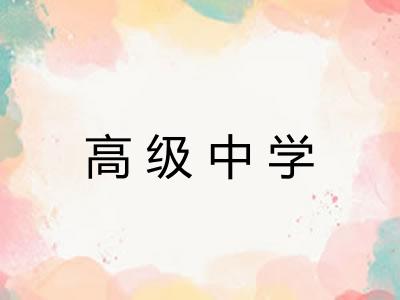 高级中学