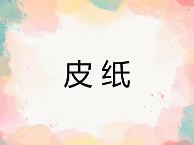 皮纸