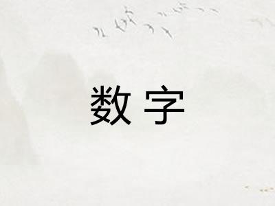 数字