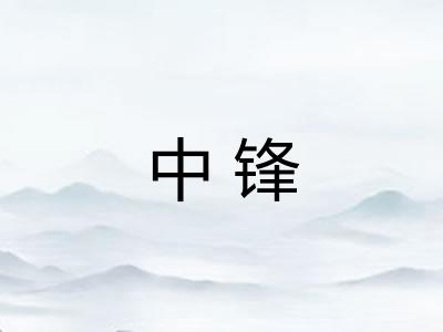 中锋