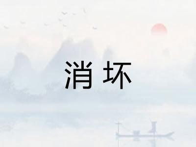 消坏