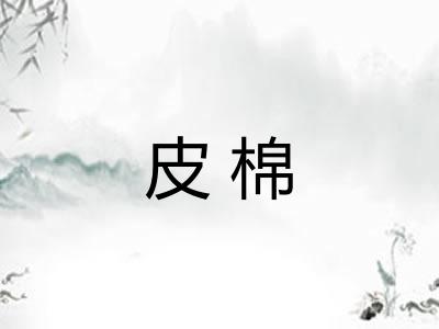 皮棉