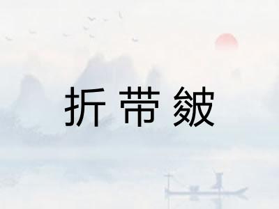 折带皴