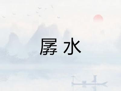 孱水