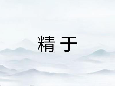 精于