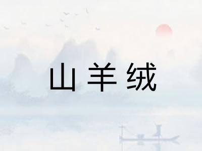 山羊绒