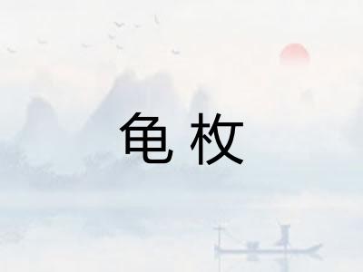 龟枚