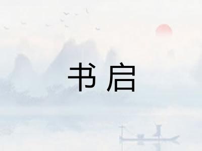 书启