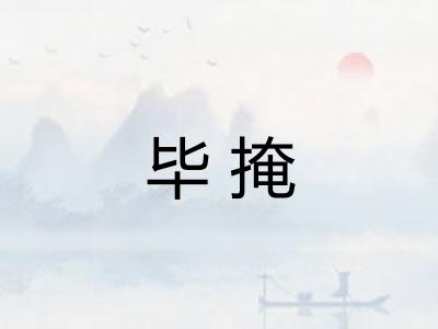 毕掩