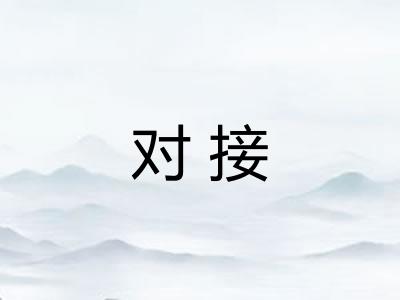 对接