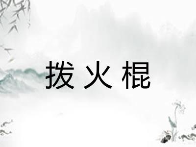 拨火棍