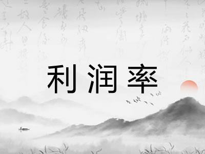 利润率