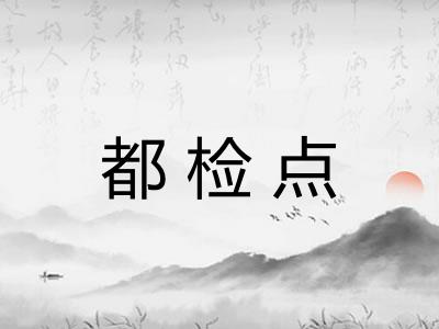 都检点