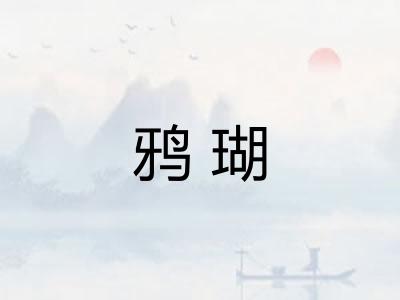 鸦瑚