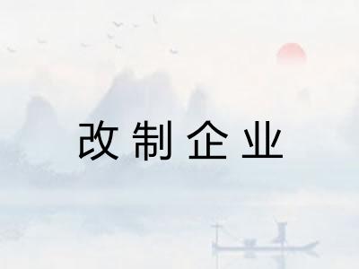 改制企业