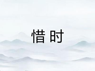 惜时