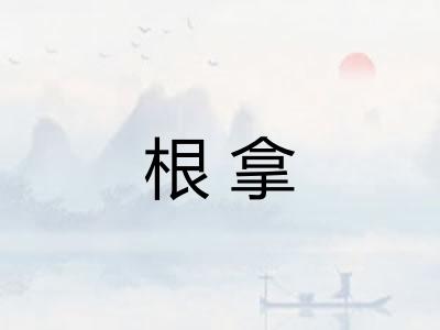 根拿