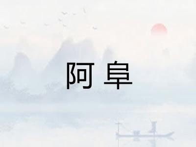 阿阜