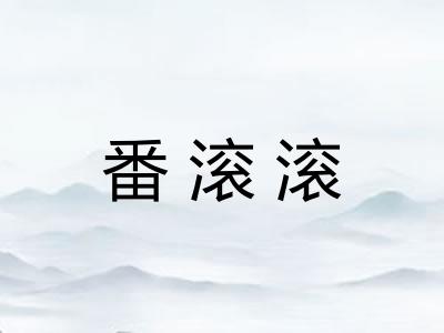 番滚滚