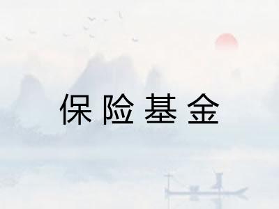 保险基金