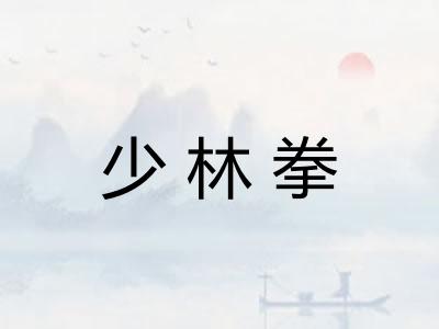 少林拳