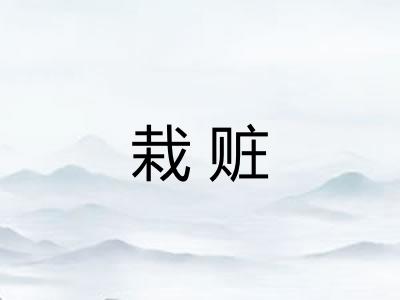 栽赃