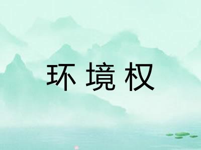 环境权