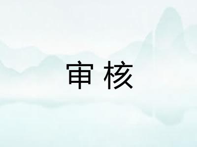 审核